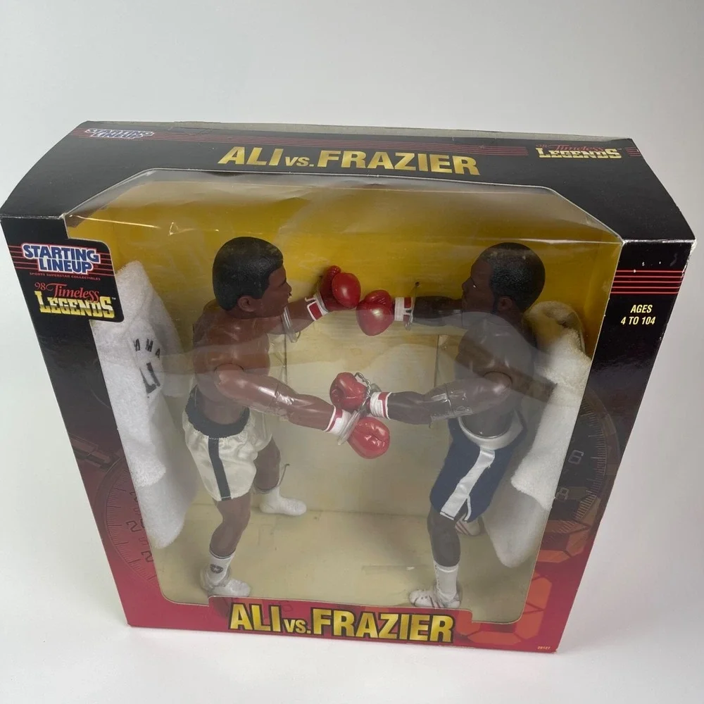 Hasbro Kenner Starting Lineup Timeless Legends Ali v Frazier Boxing Figures Set